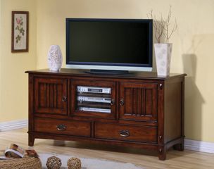 TV Stand in Dark Oak - Coaster