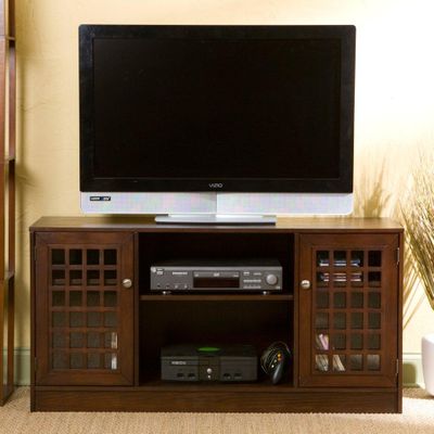 TV Stand - Reston Espresso Media Stand - Holly and Martin