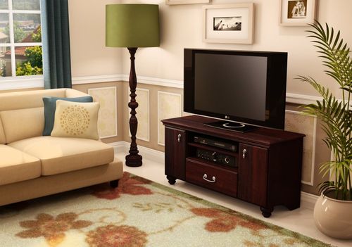 TV Stand/Storage Unit in Dark Mahogany - South Shore Furniture - 4316662