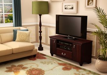 TV Stand/Storage Unit in Dark Mahogany - South Shore Furniture - 4316662