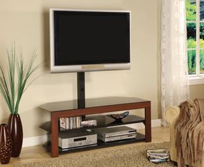 TV Stand with Bracket in Walnut - Coaster