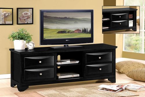 TV Stand with Chambered Drawer Fronts - 700726