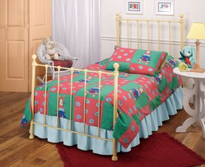 Twin Size Bed - Molly Twin Size Bed in Yellow - Hillsdale Furniture