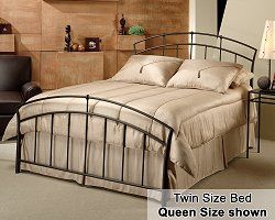 Twin Size Bed - Vancouver Twin Size Metal Bed