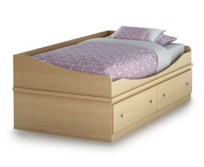 Twin Size Mates Bed (39") in Maple - South Shore Furniture - 3613219