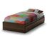Twin Size Mates Bed (39") in Moka - Popular - South Shore Furniture - 2779212