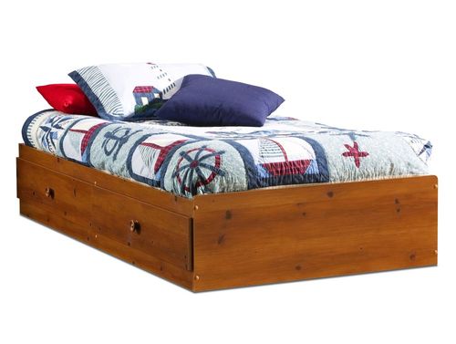 Twin Size Mates Bed in Sunny Pine - South Shore Furniture - 3642213