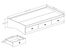 Twin Size Mates Bed - Tiara - South Shore Furniture - 3650212