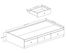 Twin Size Mates Bed with Headboard in Havana - Willow - South Shore Furniture - 3339212-098