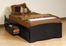 Twin Size Platform Storage Bed in Black - Sonoma Collection - Prepac Furniture - BBT-4100
