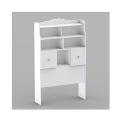 Twin Size Tall Bookcase Headboard with Extensive storage - Nexera Furniture