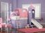Twin Size Tent Bunk Bed with Slide - Princess Castle - Powell Furniture - 374-069