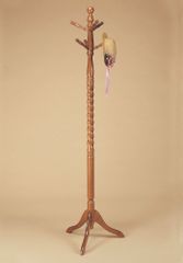 Twist Coat Rack - "Nostalgic Oak" - Powell Furniture - 451Z