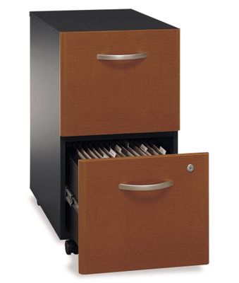 Two-Drawer File (Assembled) - Series C Auburn Maple Collection - Bush Office Furniture - WC48552SU