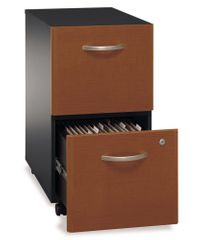 Two-Drawer File (Assembled) - Series C Auburn Maple Collection - Bush Office Furniture - WC48552SU