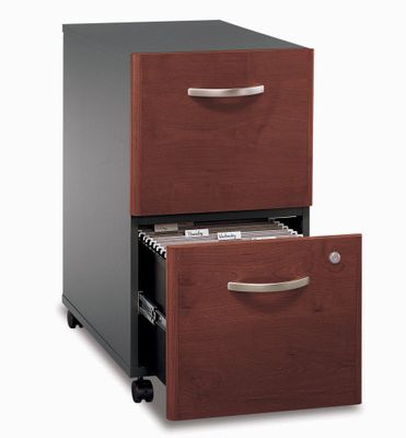Two-Drawer File (Assembled) - Series C Hansen Cherry Collection - Bush Office Furniture - WC24452SU