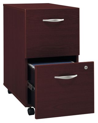 Two-Drawer File (Assembled) - Series C Mahogany Collection - Bush Office Furniture - WC36752SU