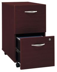 Two-Drawer File (Assembled) - Series C Mahogany Collection - Bush Office Furniture - WC36752SU