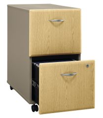 Two-Drawer File - Series A Light Oak Collection - Bush Office Furniture - WC64352