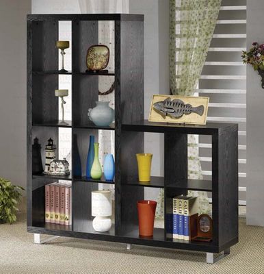 Two-Level Bookshelf in Black - Coaster