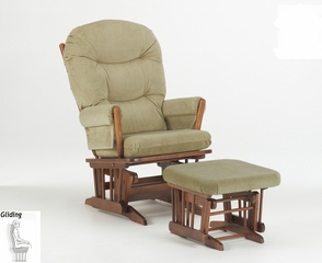 Two Post Glider and Ottoman Combo - Dutailier - C00-62A
