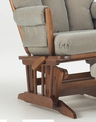 Two Post Multiposition and Recliner Glider with Ottoman Combo - Dutailier - C20-82B