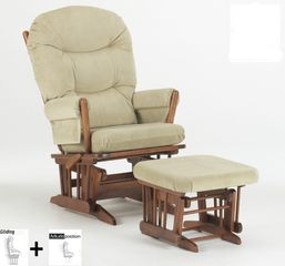 Two Post Multiposition Glider and Ottoman Combo - Dutailier - C01-82A