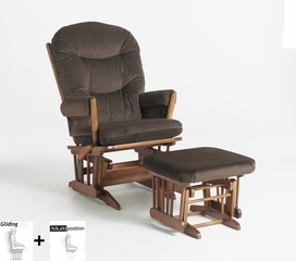 Two Post Multiposition Glider and Ottoman Combo - Dutailier - C01-82A