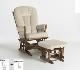 Two Post Multiposition Glider and Ottoman Combo - Dutailier - C01-82B