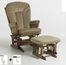 Two Post Multiposition Glider and Ottoman Combo - Dutailier - C01-82B