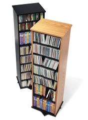 Two Sided Spinning Tower in Black - Prepac Furniture - BMS-0525