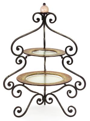 Two-Tier Serving Tray - IMAX - 4683