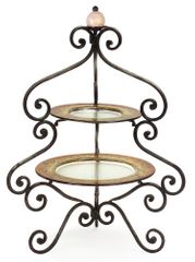 Two-Tier Serving Tray - IMAX - 4683