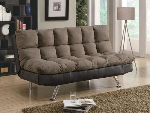 Two Tone Microfiber Sofa Bed - 300306