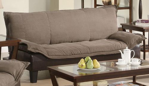 Two Tone Sofa Bed in Brown - 300301