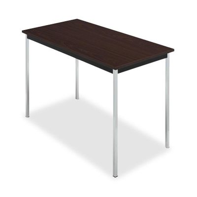 Utility Table - Mahogany/Black - ICE67038