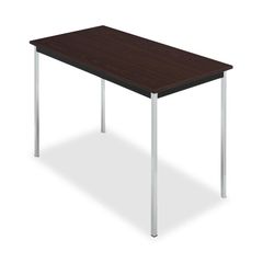 Utility Table - Mahogany/Black - ICE67038