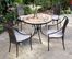 Valencia Outdoor Table and 4 Laguna Dining Arm Chairs - Home Styles - 5603-3080