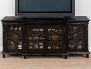 Vanderbilt Antique Black 67" TV Stand - 052-9