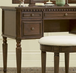 Vanity, Mirror and Bench - "Warm Cherry" - Powell Furniture - 429-290