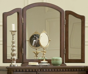 Vanity, Mirror and Bench - "Warm Cherry" - Powell Furniture - 429-290
