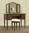 Vanity, Mirror and Bench - "Warm Cherry" - Powell Furniture - 429-290