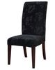 Velvet Tone-on-Tone Floral Black "Slip Over" (Fits 741-440 Chair) - Powell Furniture - 741-218Z