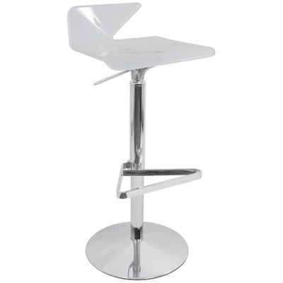 Vertex Bar Stool in White - Lumisource - ADW-VERTEX-W