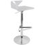 Vertex Bar Stool in White - Lumisource - ADW-VERTEX-W