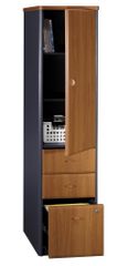 Vertical Locker (Assembled) - Series A Natural Cherry Collection - Bush Office Furniture - WC57475SU
