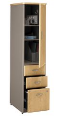 Vertical Locker - Series A Light Oak Collection - Bush Office Furniture - WC64375