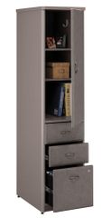 Vertical Locker - Series A Pewter Collection - Bush Office Furniture - WC14575
