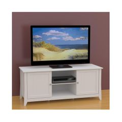 Vice Versa 58'' TV Stand - 2 Two-Sided Reversible Doors, 2 Open Areas - Nexera Furniture