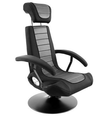 Video Game Chair - Stealth BoomChair Black - LumiSource - BM-STEALTH-BK